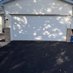 Schaefer, MN completed garage door project after 4 days.